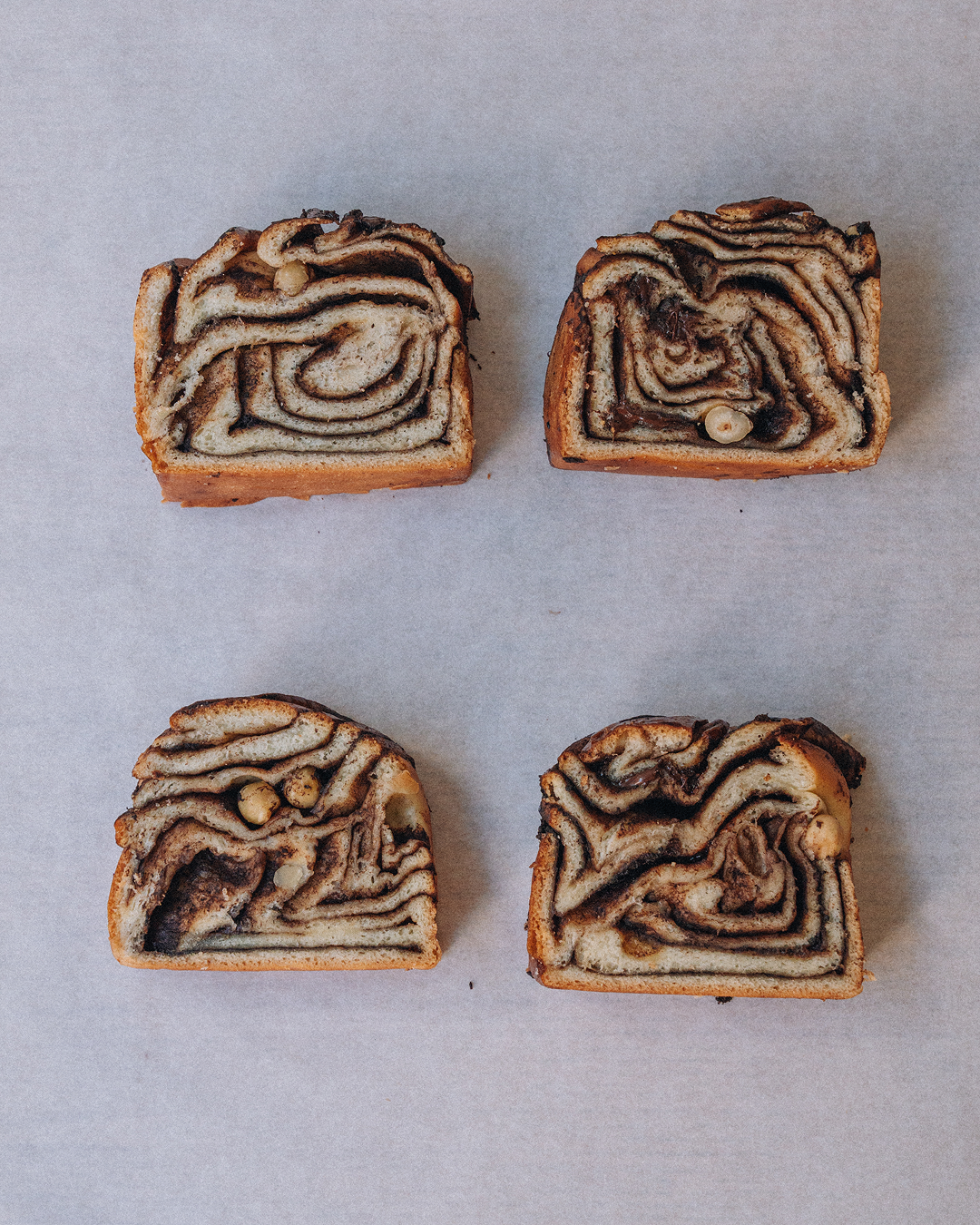 Chocolate & Hazelnut Babka Brioche (Large)