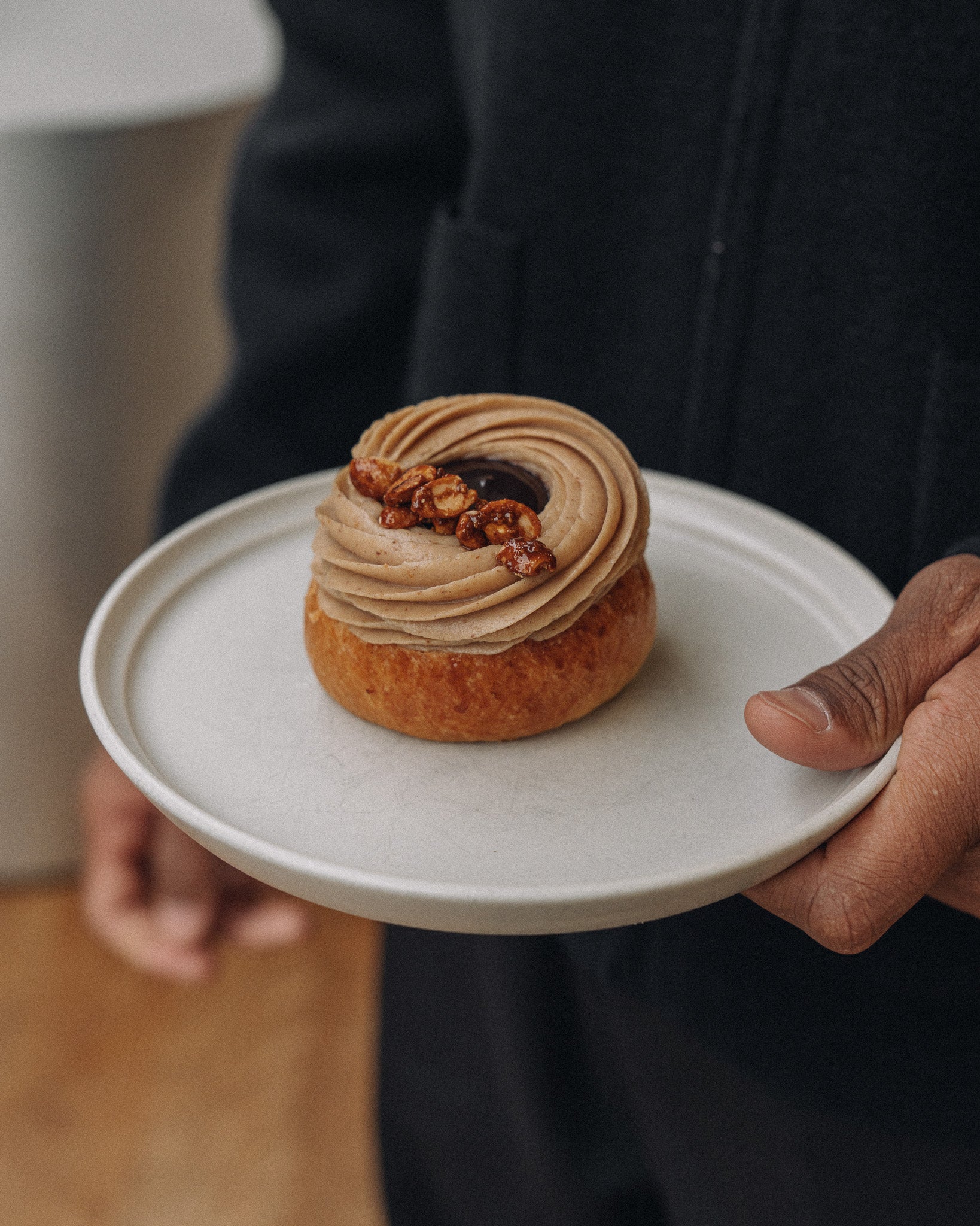 Brioche Bun Peanut & Chocolate