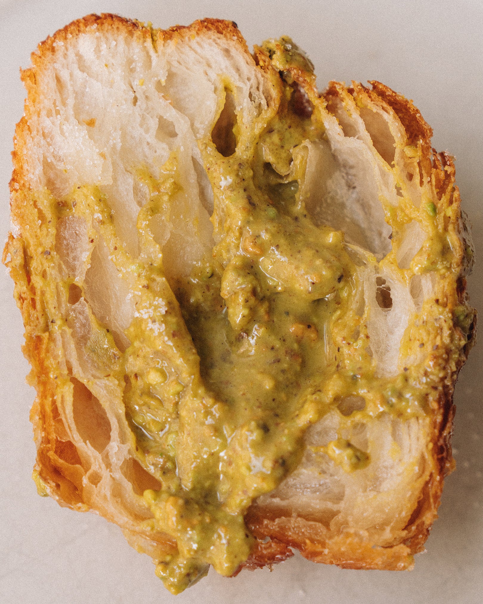 Pistachio Cruffin