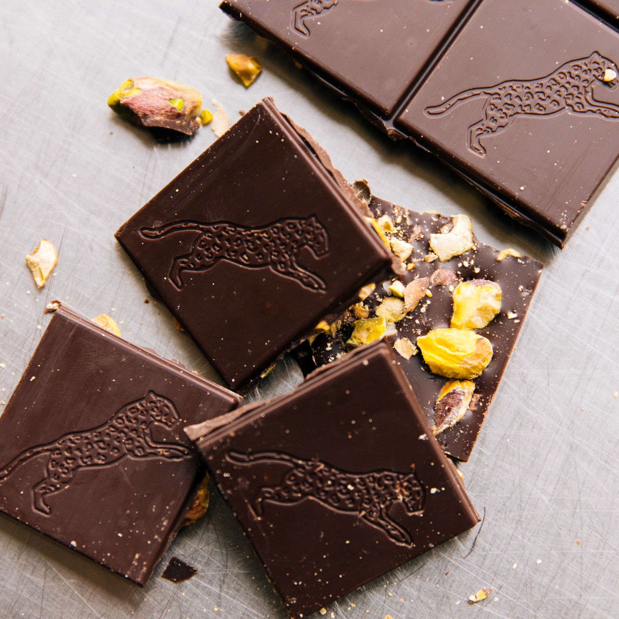 Pistachio & Sea Salt Chocolate Bar - 70g